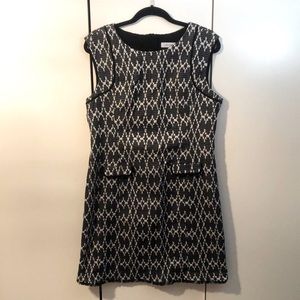 Calvin Klein Black and White Dress